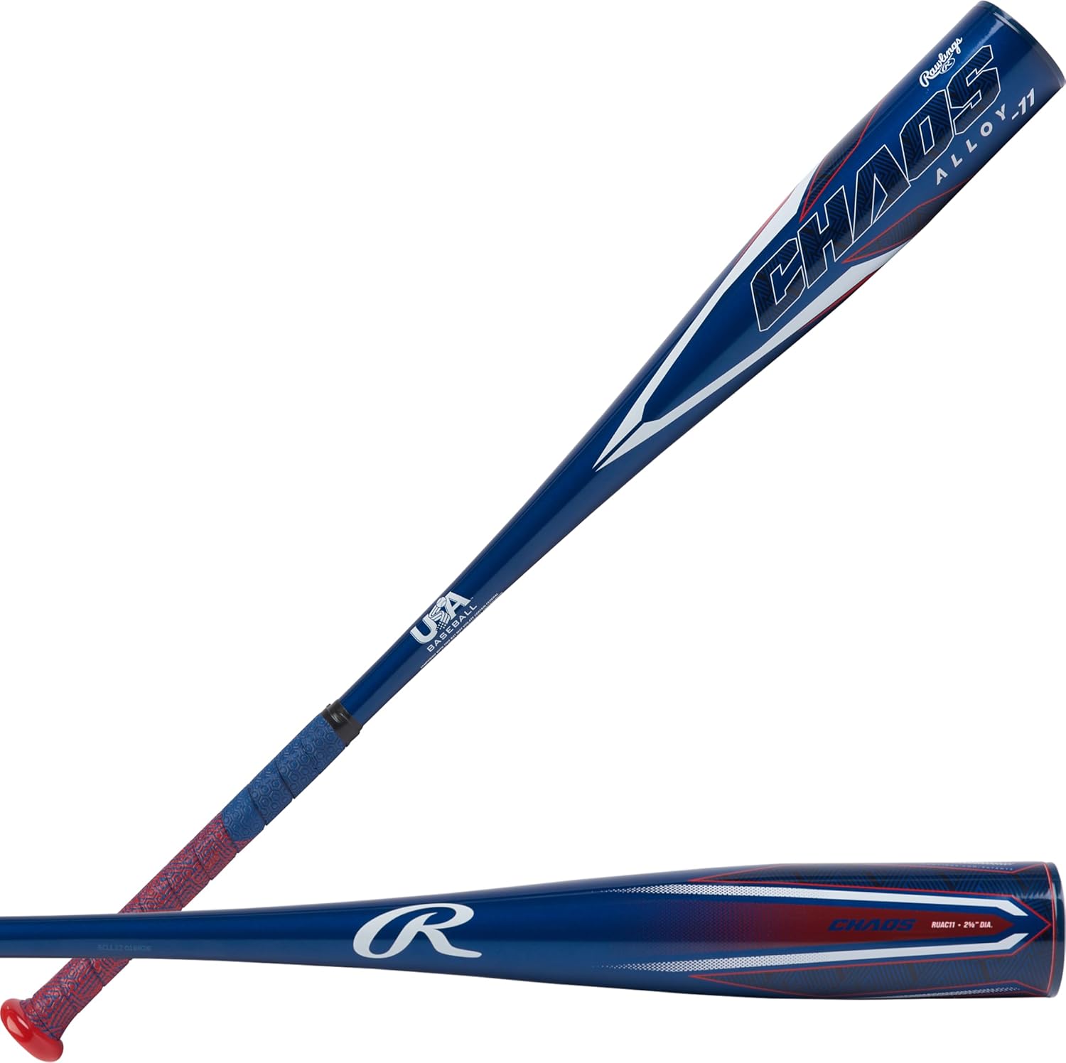 Rawlings | Chaos Baseball Bat | USA | -11 Drop | 2 5/8" Barrel | 1 Pc. Aluminum